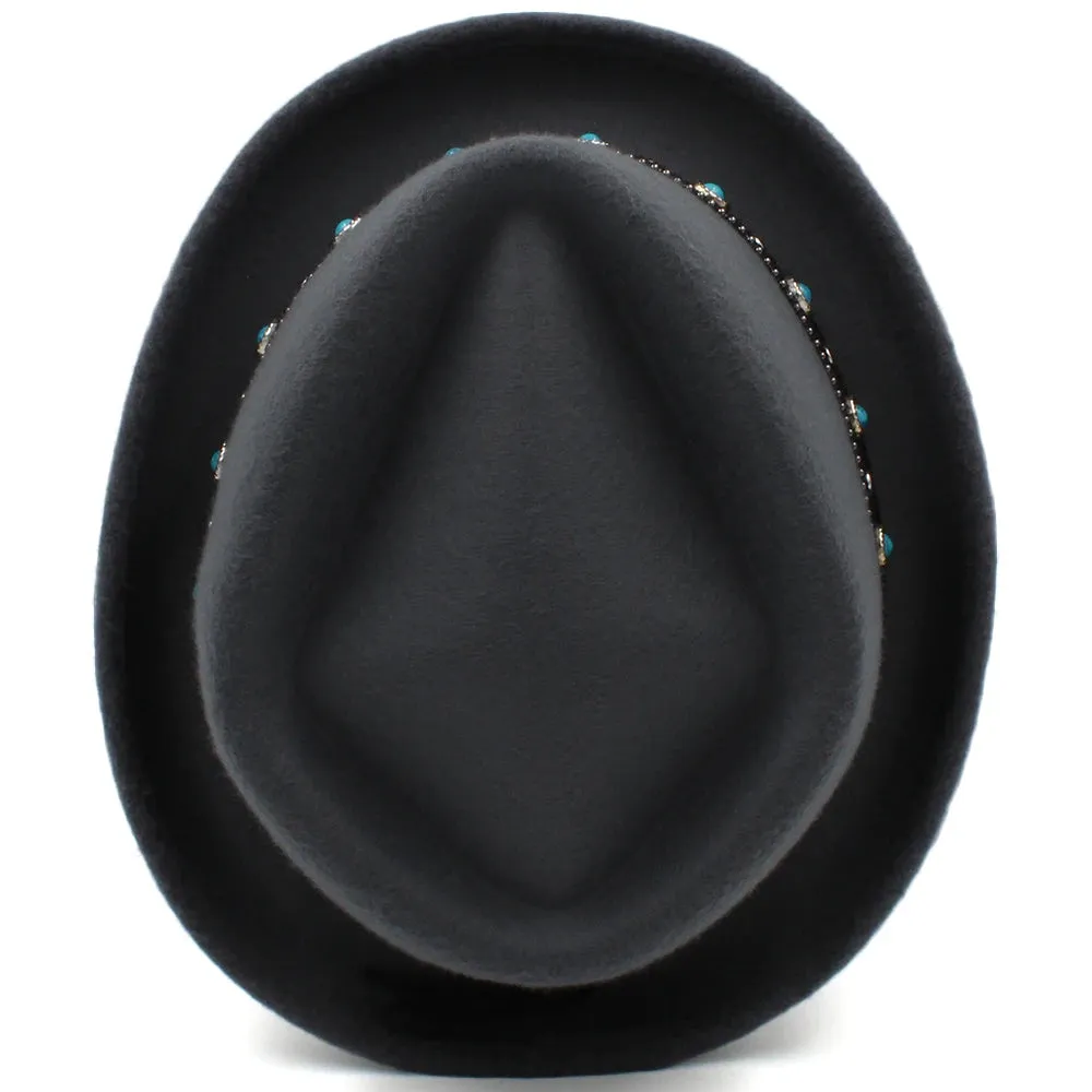 Vintage Inspired Pork Pie Hat Fedora